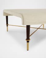 Image 3 of 4: Nova Leather Cocktail Table