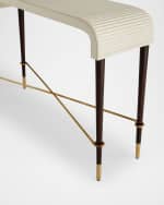Image 2 of 4: Nova Leather Console Table