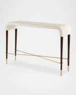 Image 1 of 4: Nova Leather Console Table