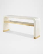 Image 1 of 4: Avalon Bone Console Table
