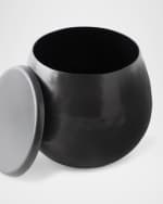 Image 2 of 2: Kassatex Nile Black Cotton Jar
