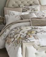 Image 3 of 3: Designers Guild Margaretta Sepia King Duvet Cover