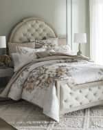Image 2 of 3: Designers Guild Margaretta Sepia King Duvet Cover