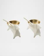 Image 4 of 4: Jonathan Adler Dachshund Salt and Pepper Cellars