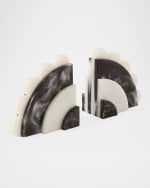 Image 3 of 3: Jonathan Adler Mustique Bookend Set