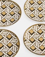 Image 3 of 3: Jonathan Adler Basketweave Coasters, Set of 4
