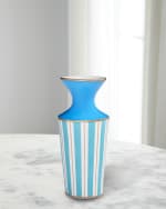 Image 1 of 4: Jonathan Adler Portofino Cuff Vase - 9"
