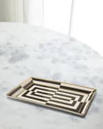 Image 2 of 4: Jonathan Adler Op Art Rectangle Serving Tray