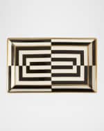Image 3 of 4: Jonathan Adler Op Art Rectangle Serving Tray