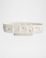 Image 3 of 3: Jonathan Adler Gilded Dora Maar Long Bowl