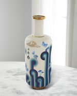 Image 1 of 4: Jonathan Adler Druggist Tall Bottle Vase - 20"