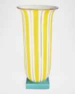 Image 3 of 3: Jonathan Adler Portofino Flared Tall Vase - 15"