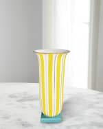 Image 1 of 3: Jonathan Adler Portofino Flared Tall Vase - 15"