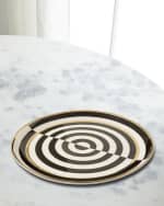 Image 2 of 3: Jonathan Adler Op Art Round Serving Tray