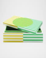 Image 2 of 3: Jonathan Adler Copenhagen Lacquer Box, Medium