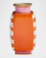 Image 3 of 4: Jonathan Adler Portofino Square Vase - 8"