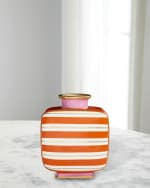 Image 1 of 4: Jonathan Adler Portofino Square Vase - 8"