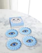 Image 1 of 3: Jonathan Adler Fleur Canape Plates, Set of 4