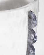 Image 3 of 4: Jonathan Adler Mustique Scalloped Urn