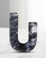 Image 1 of 4: Jonathan Adler Mustique Double Tube Vase