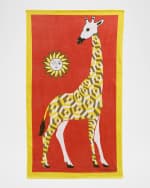 Image 1 of 2: Jonathan Adler Giraffe Beach Towel, 40" x 70"