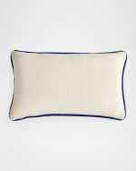 Image 3 of 3: Jonathan Adler Bonjour Beaded Throw Pillow, 12" x 20"