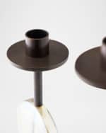 Image 4 of 5: Arteriors Terrell Candleholders, Set of 2