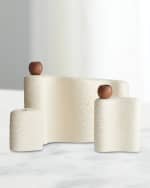 Image 1 of 5: Arteriors Hesner Candleholders, Set of 3