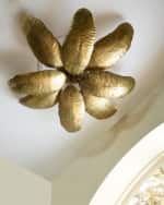 Image 3 of 5: Arteriors Farah 44" 8-Light Flush Mount