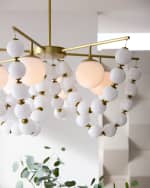 Image 3 of 6: Arteriors Genesis 42" 5-Light Chandelier