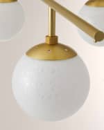 Image 4 of 6: Arteriors Genesis 42" 5-Light Chandelier