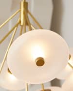 Image 3 of 5: Arteriors Helios 41" 9-Light Chandelier