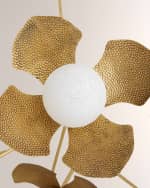 Image 4 of 5: Arteriors Generosa 57" 7-Light Chandelier