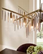 Image 3 of 6: Arteriors Gia 32" 12-Light Chandelier
