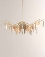 Image 1 of 6: Arteriors Gia 32" 12-Light Chandelier