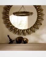 Image 2 of 5: Arteriors Goldie Wall Mirror, 50" Round