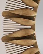 Image 4 of 5: Arteriors Goldie Wall Mirror, 50" Round