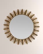 Image 1 of 5: Arteriors Goldie Wall Mirror, 50" Round