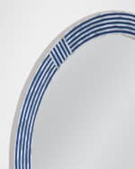 Image 4 of 4: Katherine Noble by BMC Blue Resin & Bone Wall Mirror, 40" Round