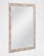 Image 2 of 4: Katherine Noble by BMC Karl 48" Wood & Resin Wall Mirror