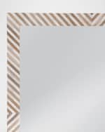 Image 3 of 4: Katherine Noble by BMC Karl 48" Wood & Resin Wall Mirror