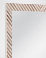 Image 4 of 4: Katherine Noble by BMC Karl 48" Wood & Resin Wall Mirror