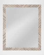 Image 1 of 4: Katherine Noble by BMC Karl 48" Wood & Resin Wall Mirror