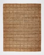Image 6 of 6: Four Hands Grid Hand-Woven Jute Rug, 10' x 14'