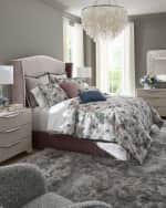 Image 2 of 3: Sherry Kline Home Wisteria Double Flanged Reversible Euro Sham