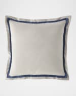 Image 1 of 3: Sherry Kline Home Wisteria Double Flanged Reversible Euro Sham
