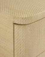 Image 5 of 6: Worlds Away Kilmer 6-Drawer Dresser, Natural