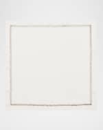 Image 1 of 2: Kim Seybert Filament Embroidered Linen Napkin