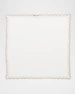 Image 1 of 2: Kim Seybert Arches Brown Napkin