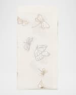 Image 2 of 2: Kim Seybert Monarch Garden Linen Napkin